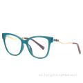 Gafas ligeras anti azul metal